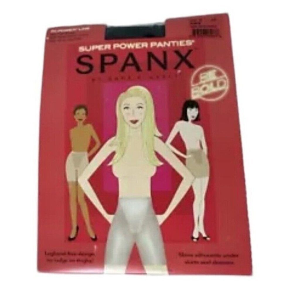 Spanx Superpower Panties Mid Thigh Shaper Size F Black New 8517
